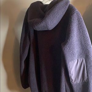 Purple north face jacket